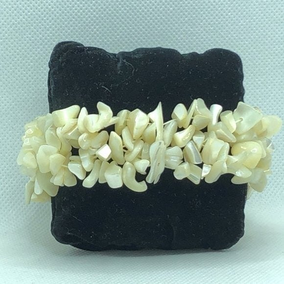 Chip Stone Bracelet MOP Pearlescent White - Picture 3 of 8